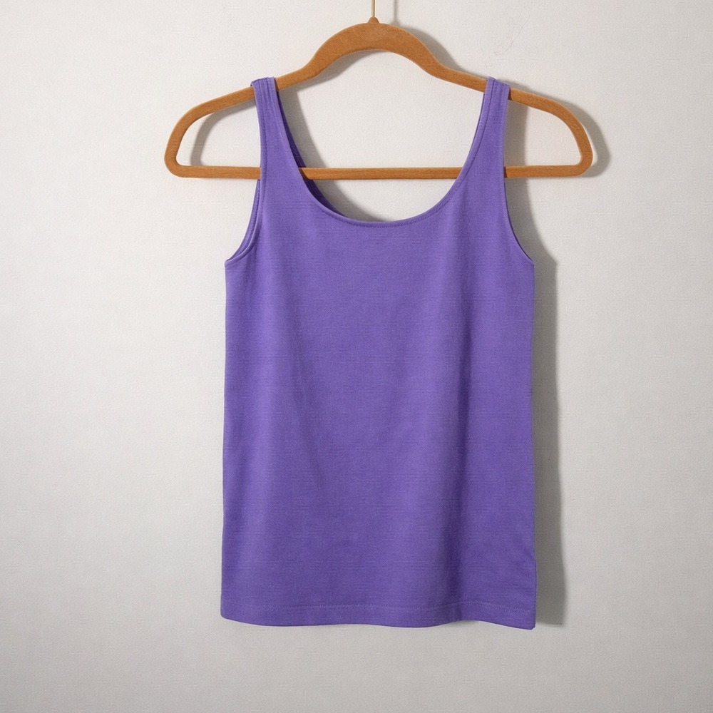 Wolford Purple Women's Shimmery Tank Top - Picture 3 of 6